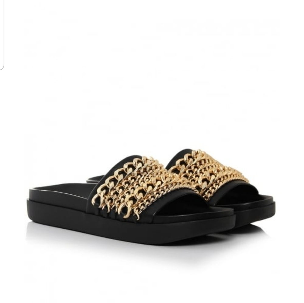 KENDALL + KYLIE Gold Chain Slides